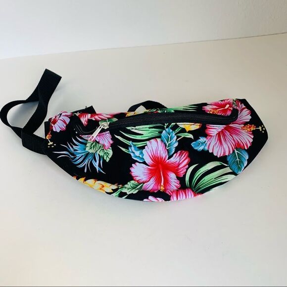 Tropical Print Fanny Pack - Picture 1 of 3
